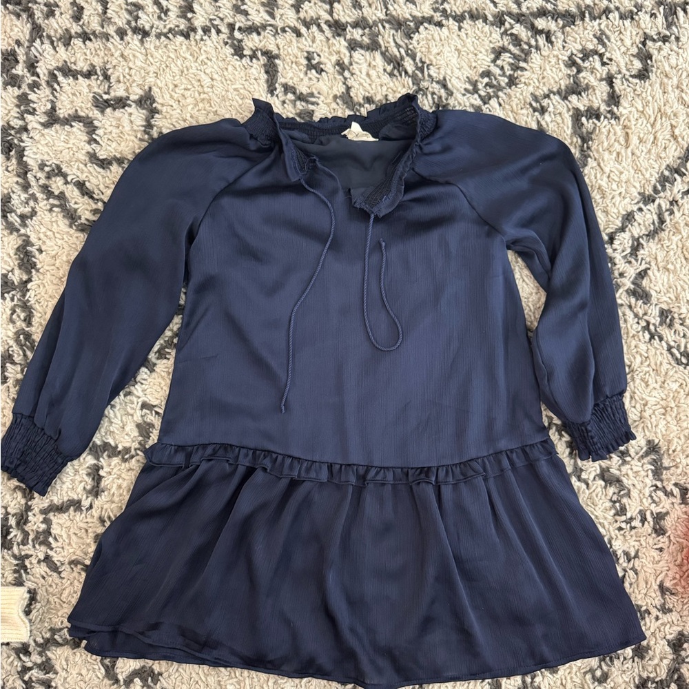 Hayden Midnight Blue Girls' Dress